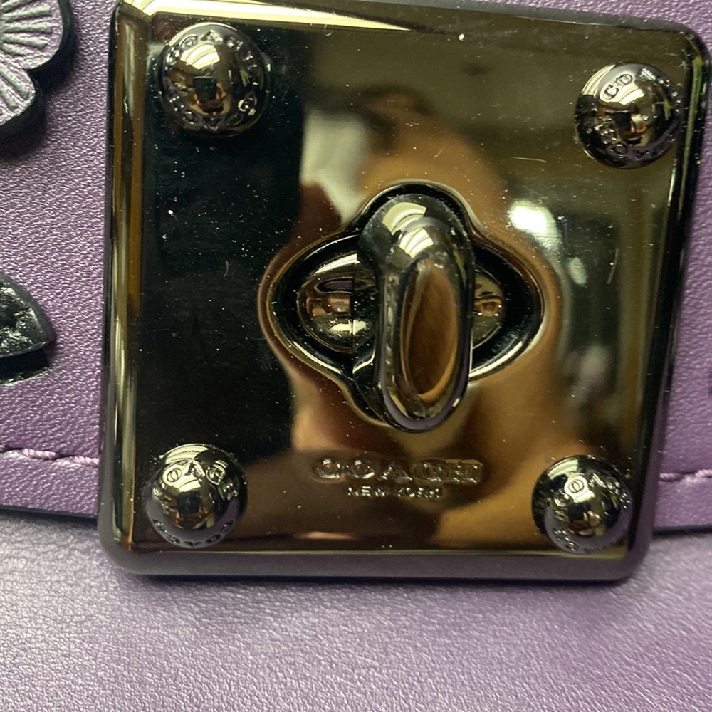 Plum Coach Handbag - Picture 2 of 5